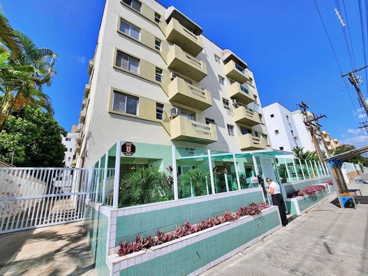 Aconchegante Apto 01 Dorm C/Sacada, Ar-Cond, Wi-Fi, Lado Praia Гуаружа Екстер'єр фото